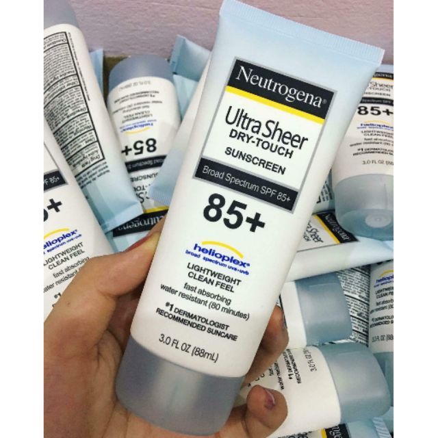 kem chống nắng neutrogena ultra sheer dry touch spf 85+